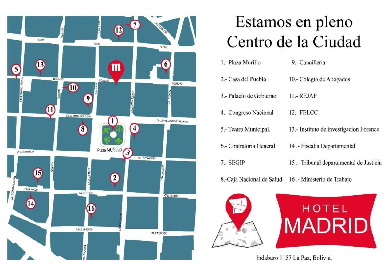 Hotel Madrid La Paz Dış mekan fotoğraf